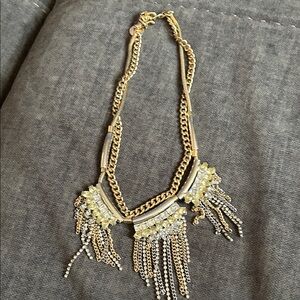 Elegant Gold and Silver Necklace